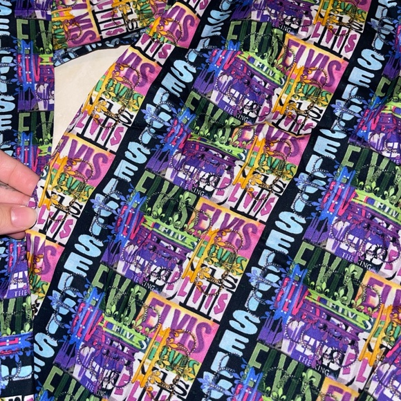 717. Lansky Bros Elvis Presley Button Down Size 14 - Picture 3 of 4